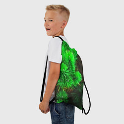 Рюкзак-мешок Зелёная ель, цвет: 3D-принт — фото 2
