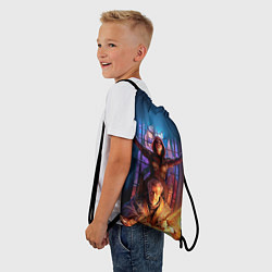 Рюкзак-мешок TES 9, цвет: 3D-принт — фото 2