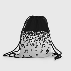 Рюкзак-мешок Поглощение музыкой, цвет: 3D-принт