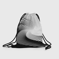 Рюкзак-мешок Оптический узор, цвет: 3D-принт