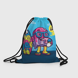 Рюкзак-мешок Летнее мороженное, цвет: 3D-принт