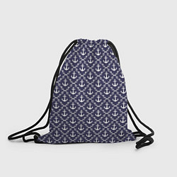 Рюкзак-мешок Якоря: узор, цвет: 3D-принт