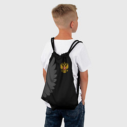 Рюкзак-мешок Russia - Black collection, цвет: 3D-принт — фото 2