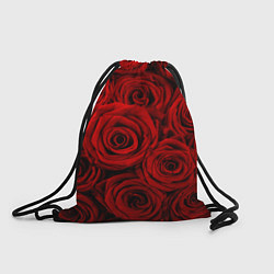 Рюкзак-мешок Красные розы, цвет: 3D-принт