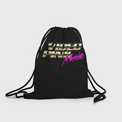 Рюкзак-мешок Video Pink Music, цвет: 3D-принт