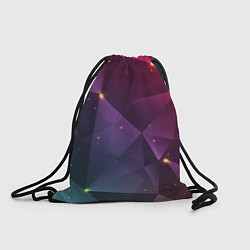 Рюкзак-мешок Colorful triangles, цвет: 3D-принт