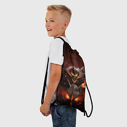 Рюкзак-мешок Chaos Knight: Fire, цвет: 3D-принт — фото 2