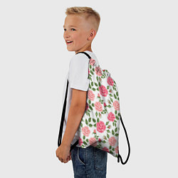 Рюкзак-мешок Розы Паттерн, цвет: 3D-принт — фото 2
