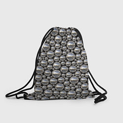 Рюкзак-мешок Серебряные шары, цвет: 3D-принт