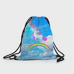 Рюкзак-мешок Единорог, цвет: 3D-принт