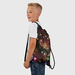 Рюкзак-мешок Парень с лампочками, цвет: 3D-принт — фото 2