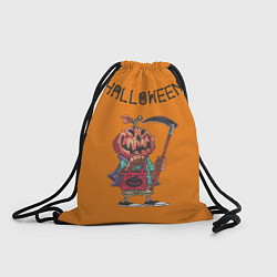 Рюкзак-мешок Тыква с косой, цвет: 3D-принт