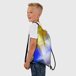 Рюкзак-мешок Colorful squares, цвет: 3D-принт — фото 2