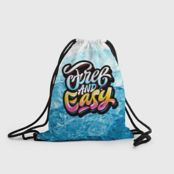 Рюкзак-мешок Free and Easy, цвет: 3D-принт