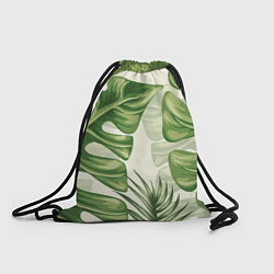 Рюкзак-мешок Тропический папоротник, цвет: 3D-принт