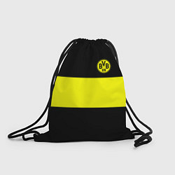 Рюкзак-мешок Borussia 2018 Black and Yellow, цвет: 3D-принт