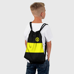 Рюкзак-мешок Borussia 2018 Black and Yellow, цвет: 3D-принт — фото 2