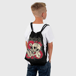 Рюкзак-мешок Metallica Skull, цвет: 3D-принт — фото 2