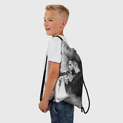 Рюкзак-мешок Jah Khalib: Black mist, цвет: 3D-принт — фото 2