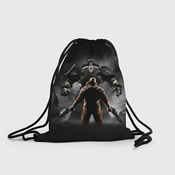 Рюкзак-мешок Wolfenstein Battle, цвет: 3D-принт