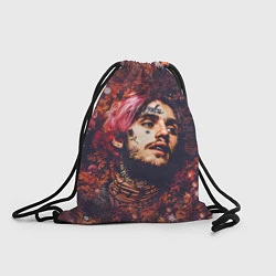Рюкзак-мешок Lil Peep: Cry baby, цвет: 3D-принт