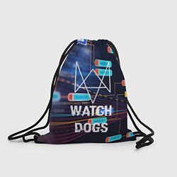 Рюкзак-мешок Watch Dogs, цвет: 3D-принт