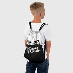 Рюкзак-мешок My Chemical Romance B&W, цвет: 3D-принт — фото 2