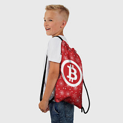 Рюкзак-мешок Bitcoin: New Year, цвет: 3D-принт — фото 2
