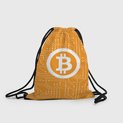 Рюкзак-мешок Bitcoin: Orange Network, цвет: 3D-принт