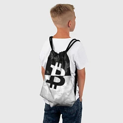 Рюкзак-мешок Bitcoin: Poly Style, цвет: 3D-принт — фото 2
