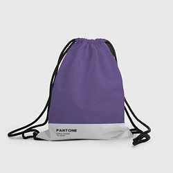 Рюкзак-мешок Pantone: Ultra Violet, цвет: 3D-принт