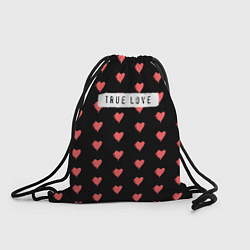 Рюкзак-мешок True Love, цвет: 3D-принт