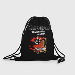 Рюкзак-мешок Cuphead: Hell Devil, цвет: 3D-принт