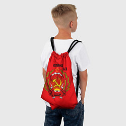 Рюкзак-мешок Елена из СССР, цвет: 3D-принт — фото 2