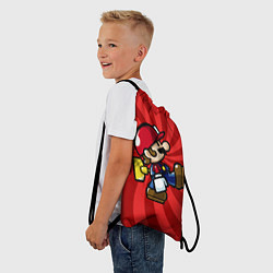 Рюкзак-мешок Super Mario: Red Illusion, цвет: 3D-принт — фото 2