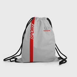 Рюкзак-мешок Toyota: Silver Sport, цвет: 3D-принт