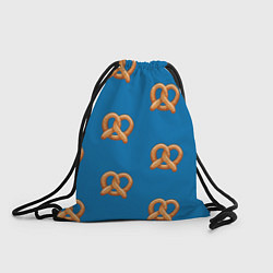 Рюкзак-мешок Любитель крендельков, цвет: 3D-принт