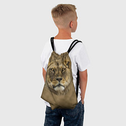 Рюкзак-мешок Песчаная львица, цвет: 3D-принт — фото 2