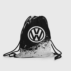Рюкзак-мешок Volkswagen: Black Spray, цвет: 3D-принт