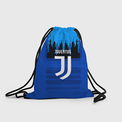 Рюкзак-мешок FC Juventus: Blue Abstract, цвет: 3D-принт