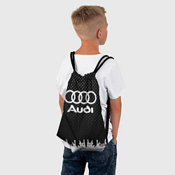 Рюкзак-мешок Audi: Black Side, цвет: 3D-принт — фото 2