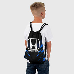 Рюкзак-мешок Honda: Blue Anger, цвет: 3D-принт — фото 2