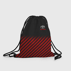 Рюкзак-мешок Toyota: Red Lines, цвет: 3D-принт