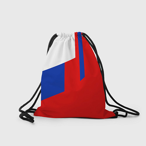 Мешок для обуви Russia: Geometry Tricolor / 3D-принт – фото 2