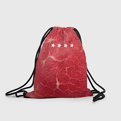 Рюкзак-мешок Мясо 100%, цвет: 3D-принт
