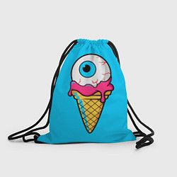 Рюкзак-мешок Мороженое с глазом, цвет: 3D-принт