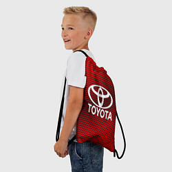 Рюкзак-мешок Toyota: Red Carbon, цвет: 3D-принт — фото 2