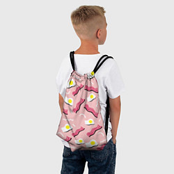 Рюкзак-мешок Стиль бекона, цвет: 3D-принт — фото 2