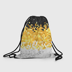 Рюкзак-мешок Имперский флаг пикселами, цвет: 3D-принт