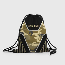 Рюкзак-мешок CS:GO Khaki Camo, цвет: 3D-принт